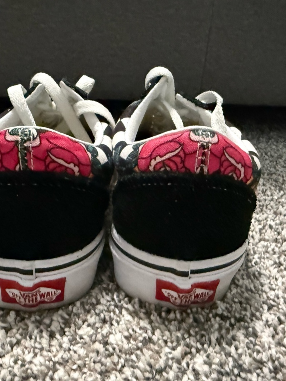 Vans Old Skool Leopard Print & Roses - Picture 3 of 3